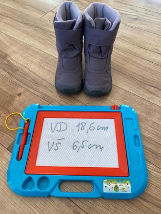 Snehule decathlon fialove v.29, quechua,29