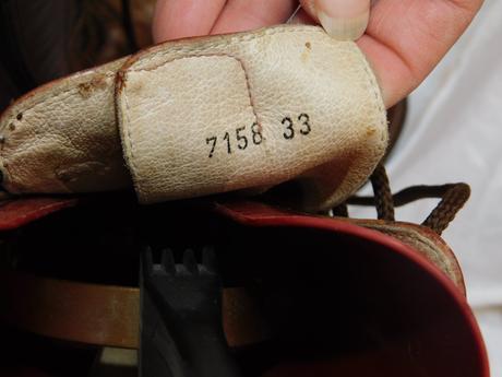 Starry luxusne kožene čižmy, 33