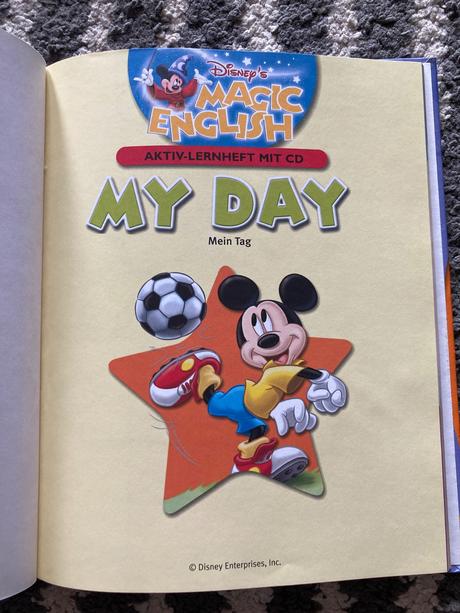 Disney's magic english mit cd my day mein tag, 