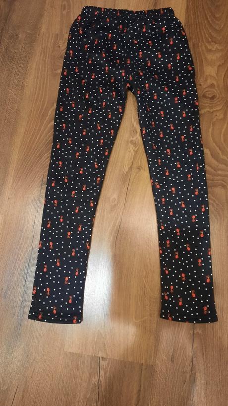 Zateplené vianočné nohavice, 134