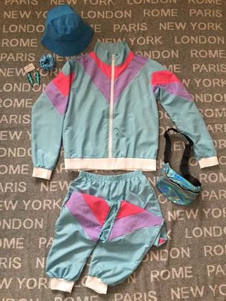 Damsky kostym roky 80/90 jogingova suprava xs, 