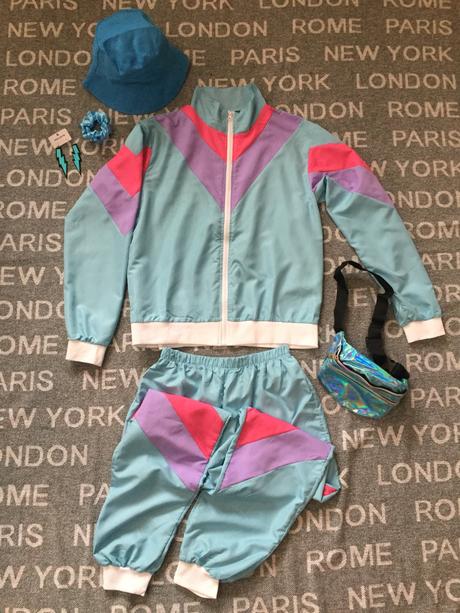Damsky kostym roky 80/90 jogingova suprava xs, 