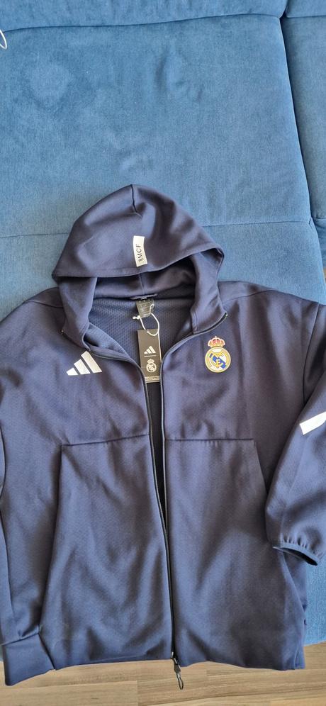 Pánska bunda adidas zne - orig (real madrid),veľ.l, adidas,l
