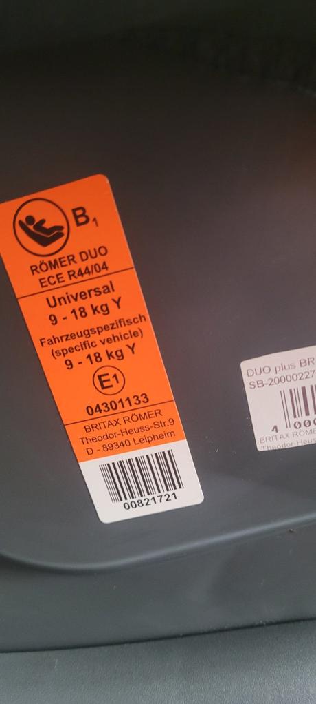 Autosedačka, römer