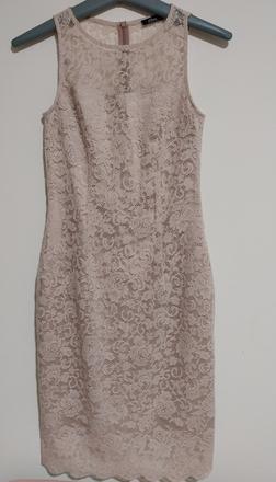 Čipkované šaty staroružovej farby, s.oliver,xs