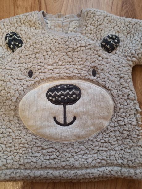 Teplá mikina macko, george,92