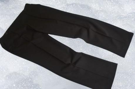 F&f - čierne nohavice veľ.l, f&f,l