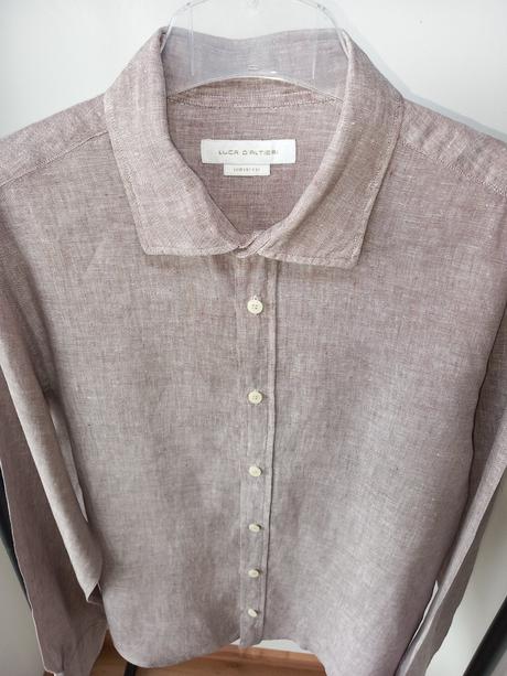 Ľanová košeľa m/l/oversize, l