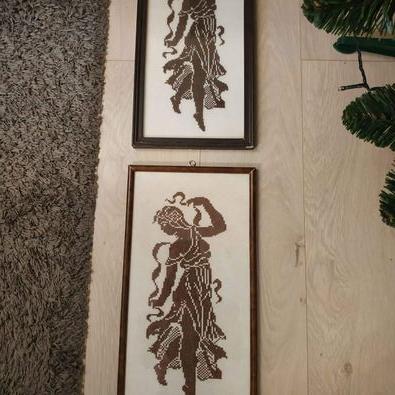 Obrazy  vyšívané, 