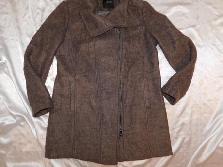 Luxusny zimny vlneny kabat, 44