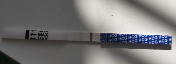 Je to pozitívny tehotenský test?