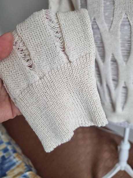 Krémový svetrík m, f&f,m