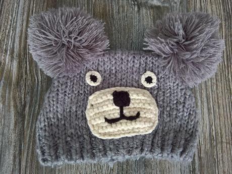 Pletená čiapka koala, f&f,74