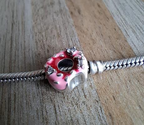 Prívesok ružový donut, 