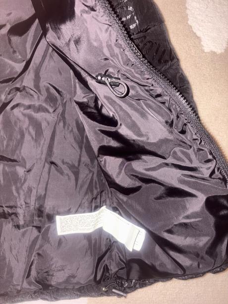 Dlhý prešívaný kabát desigual s textom v.122/128, desigual,128