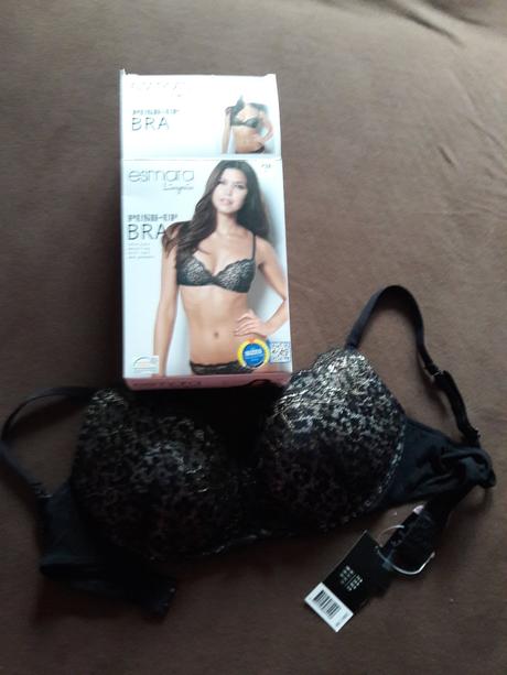Podprsenka push-up bez kostíc, esmara,75b
