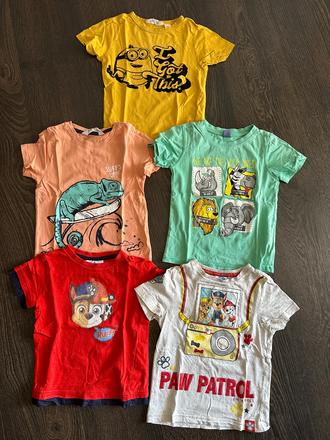 Paw patrol a rôzne iné tričká, h&m,98