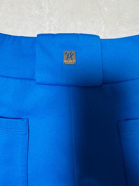 Modré elastické nohavice zn. magenta, m