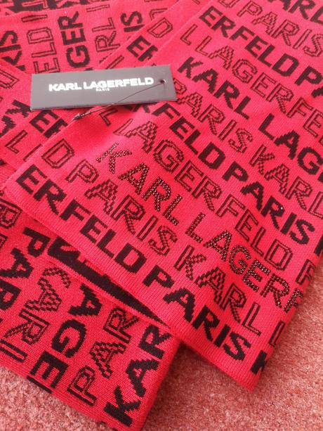 Karl lagerfeld dámsky zimný šál, 