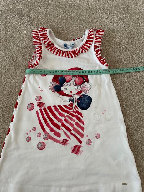 Dievčenské šaty zn. mayoral, veľ. 110, mayoral,110