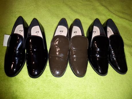 Nadherne mokasiny lakovky h&m, h&m,36