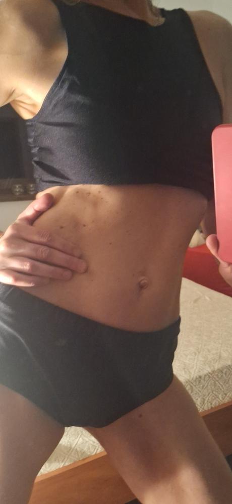 Komplet nara top a push up šortky na pole dance, l