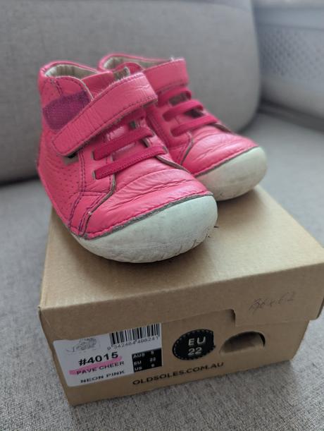 Topánky zn. old soles, pave cheer, neon pink, 22