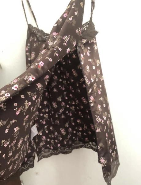 Esprit kvalitne satenove tielko top tricko kvetova, esprit,m