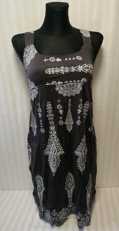 Dámske elastické tmavo sivé šaty, aimainir, m