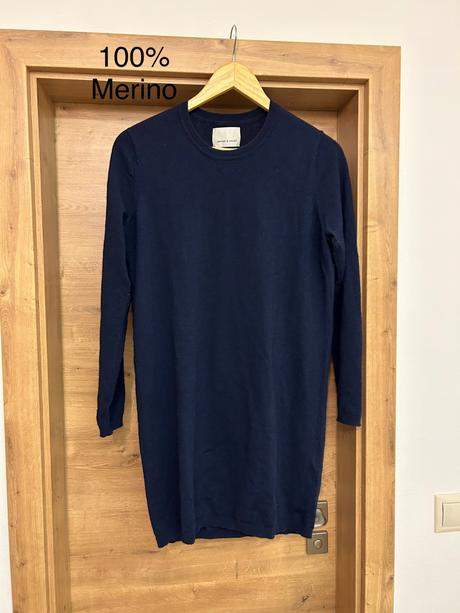 Merino dlhý sveter, s