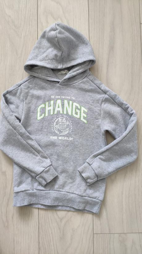 Mikina z organickej bavlny, mango,110