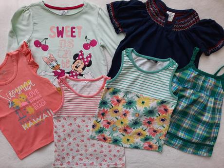 6 x tričko, h&m,110