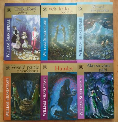 William shakespeare 4 knihy,