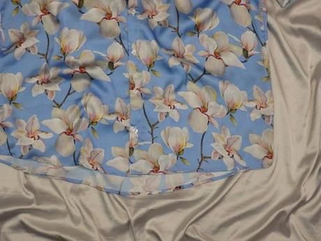 Luxusná saténová košeľa, xl