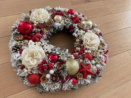 Vianočný veniec na dvere 40 cm, 