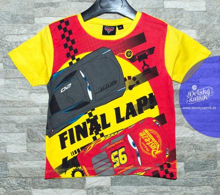 Chlapčenské letné tričko disney cars final, disney,98 / 104