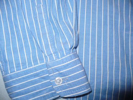 Pásikavá modro biela košela, basics,l