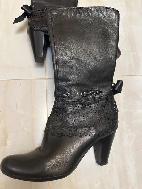 Čižmy kožené, 38