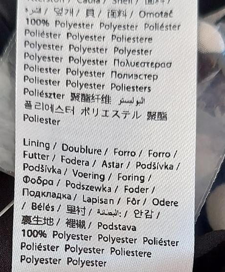 Čiernobiele plisované šaty, 40