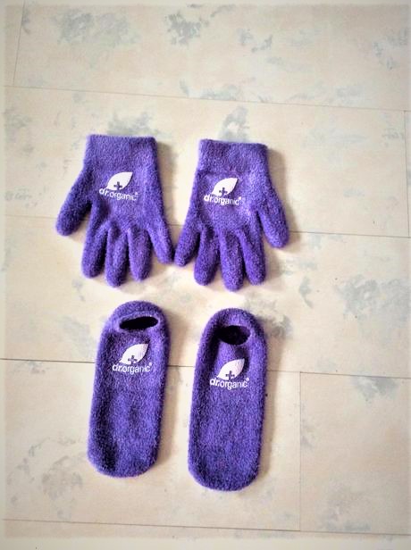 Gélové rukavice a ponožky, 