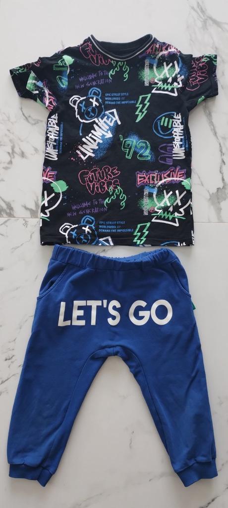 3/4 šortky s tričkom, 128