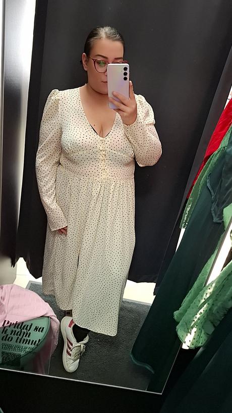 Bodkované šaty, xl