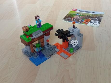 21166 lego minecraft - opustená baňa, 