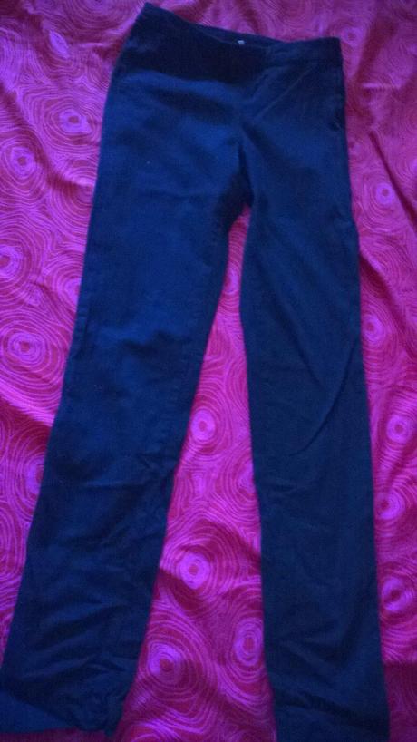 Čierne slim, h&m,34