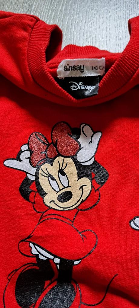 Mikina minnie 134/140, sinsay,134