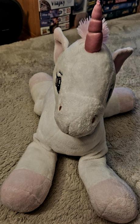 Velky plysovy unicorn,