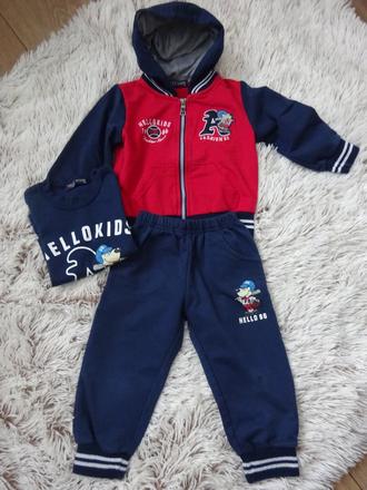 Tepláková súprava - 3v1 - veľ. 86/92, next,86