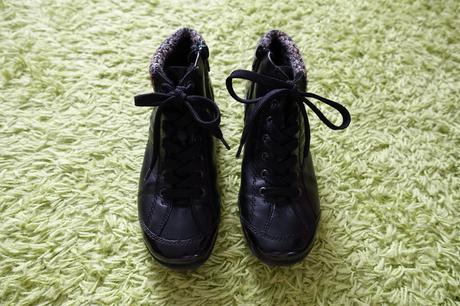 Topánky kožené zateplené, rieker,38