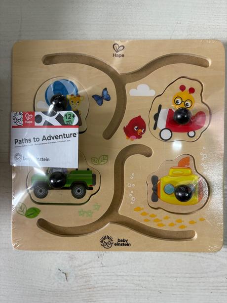 Hape - vkladacie puzzle a šašo na nastrkovanie, 