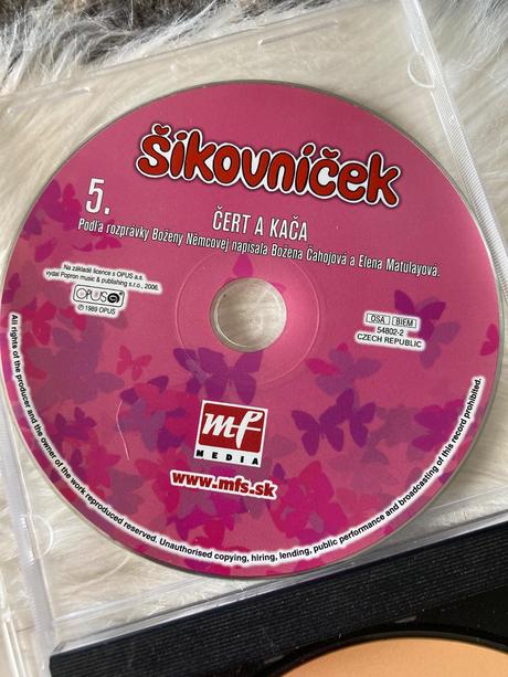 Šikovníček rozprávkové cd 4ks, 